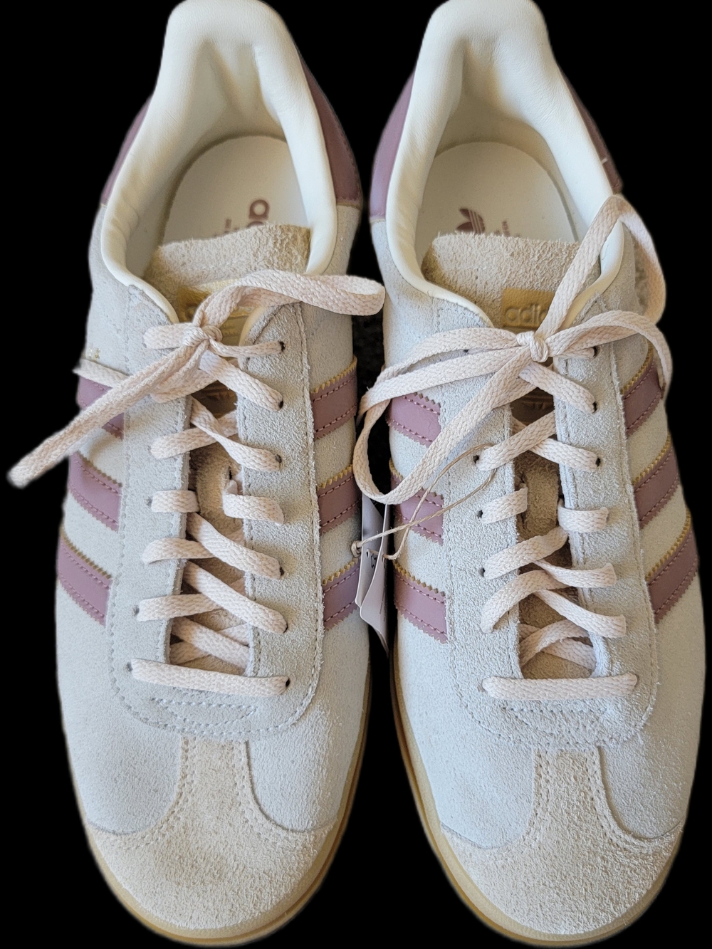 NWOB Adidas Gazelle Bold Platform Sneakers - Cream White / Clay - Women Size 11